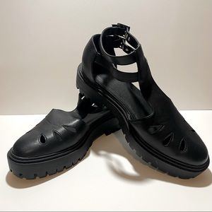 Buckle T Strap Mary Jane Platforms